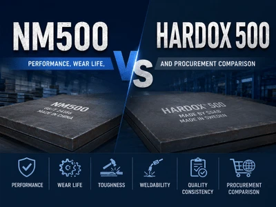 NM500 vs Hardox 500: Performanse, vijek trajanja i poređenje nabavke